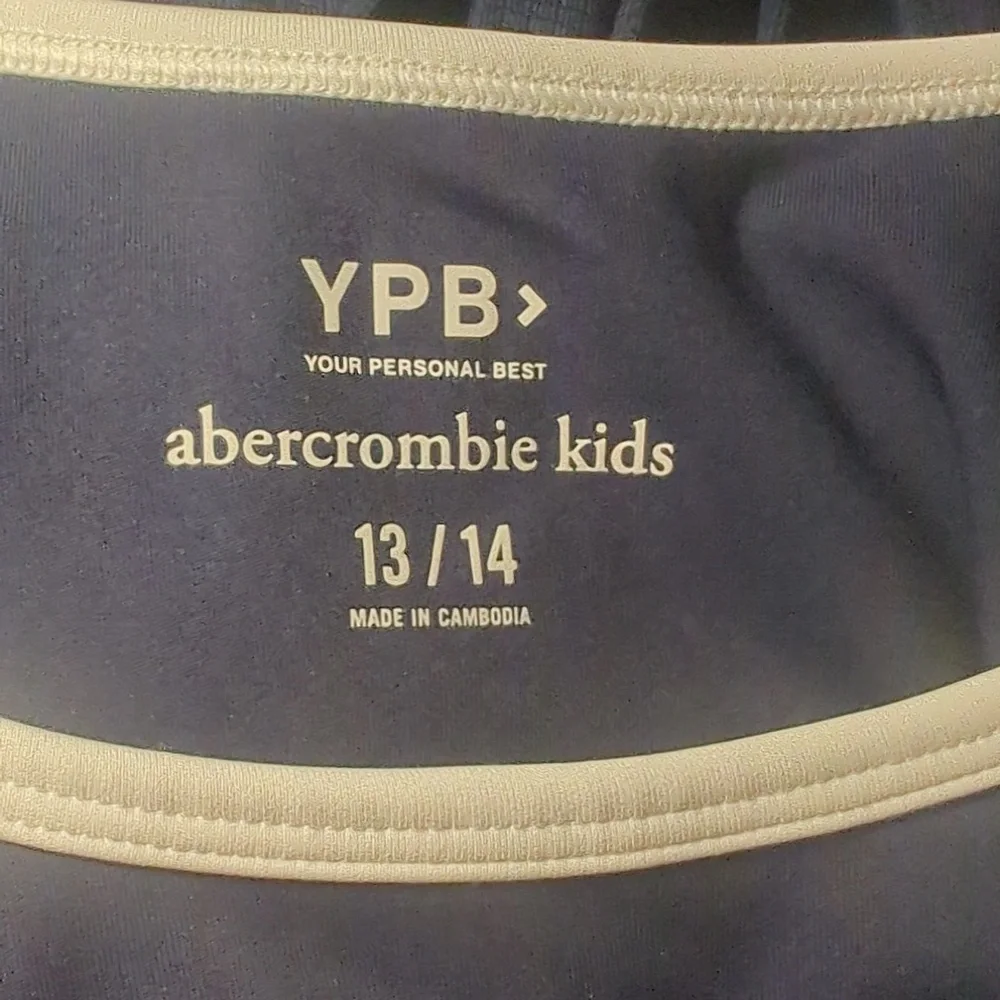 Abercrombie Kids~YPB S/S Girls Pleated Navy & White Mini Dress Nwt Size 13/14